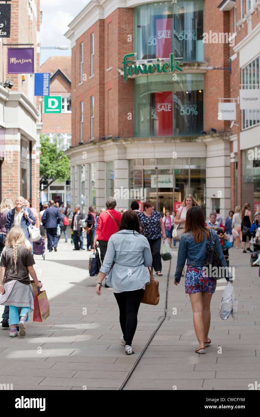 Whitefriars Shopping Centre, Canterbury Kent Foto Stock