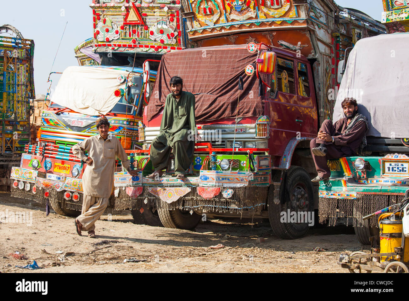 Jingle camion a Islamabad, Pakistan Foto Stock