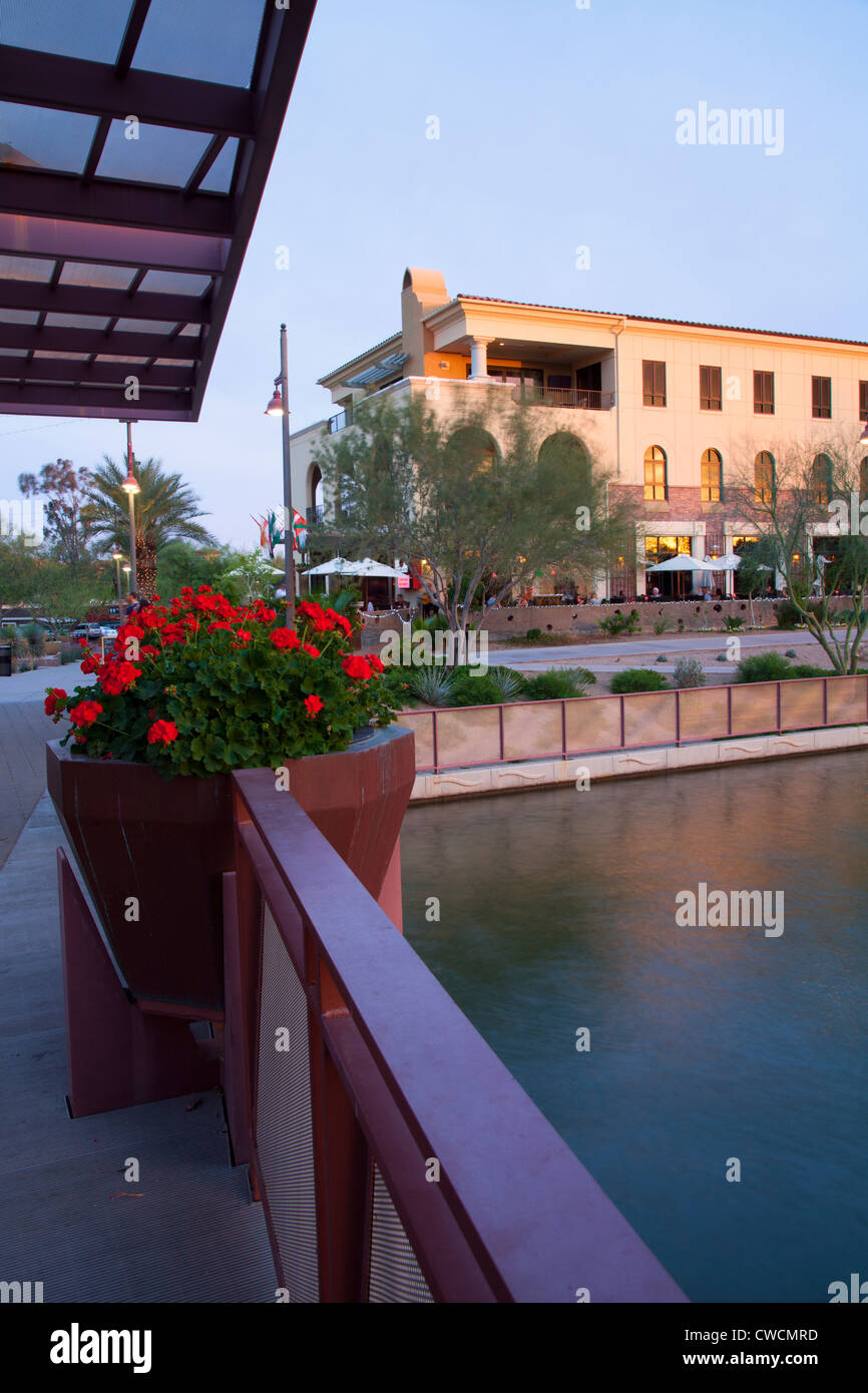 Il Riverwalk area di Scottsdale, Arizona. Foto Stock