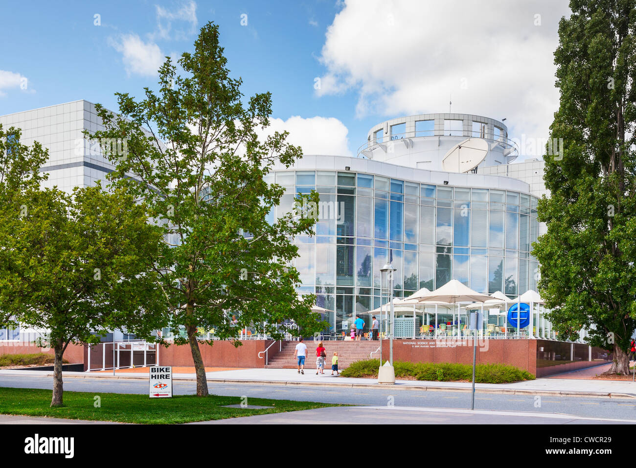 Questacon, National Science and Technology Center, Canberra, Australia Foto Stock