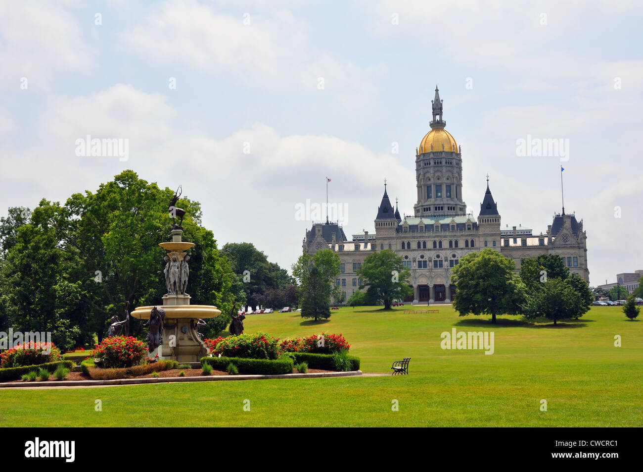 State Capitol Building, Hartford, Connecticut, Stati Uniti d'America Foto Stock