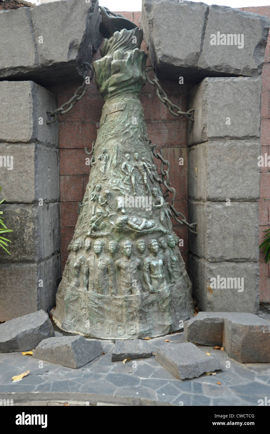 Arte storica al di fuori del Museo Nazionale nel centro storico della città,bangkok, Thailandia Foto Stock