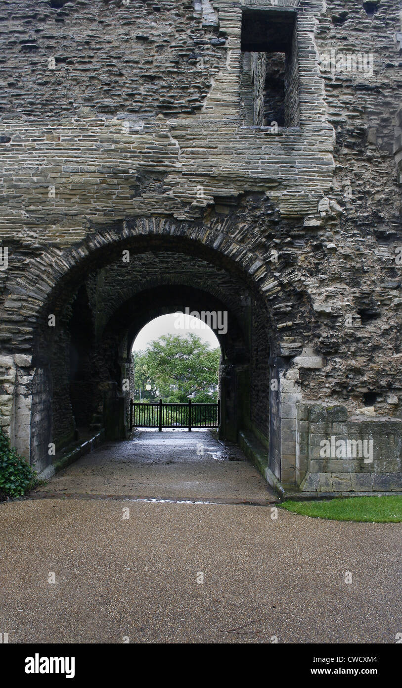 Newark Castle Tower Newark-on-Trent, Newark, Nottinghamshire, England, Regno Unito Foto Stock