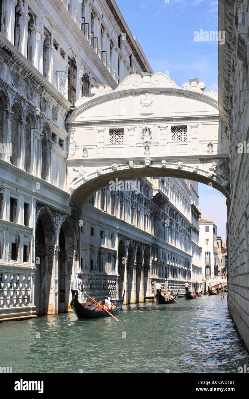 Ponte dei Sospiri, Venezia Italia Ponte dei Sospiri, Venezia Italia Seufzerbrücke, Venedig Italien Pont des Soupirs, Venise Italie Foto Stock