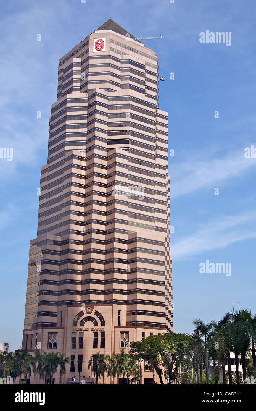 Banca pubblica la costruzione di Kuala Lumpur in Malesia Asia Foto Stock