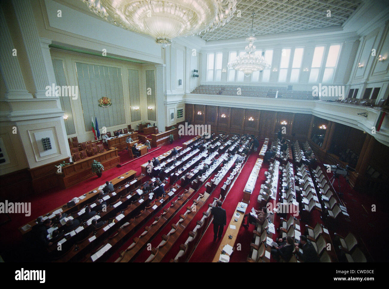 Riunione in parlamento bulgaro Foto Stock