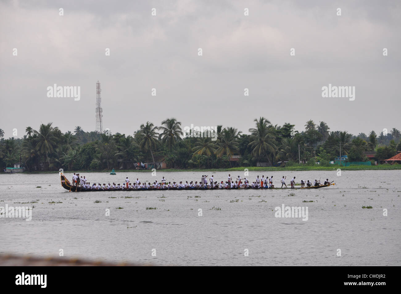 Nehru annuale Trofeo Boat Race 2012 Kerala, India Foto Stock