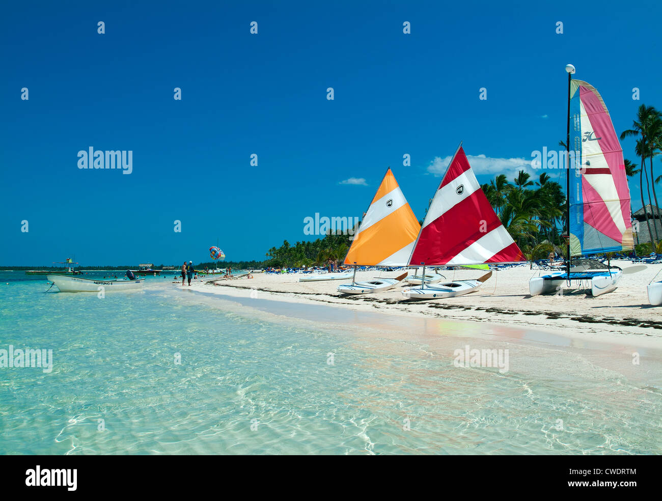 Bavaro Beach, Punta Cana Repubblica Dominicana Foto Stock