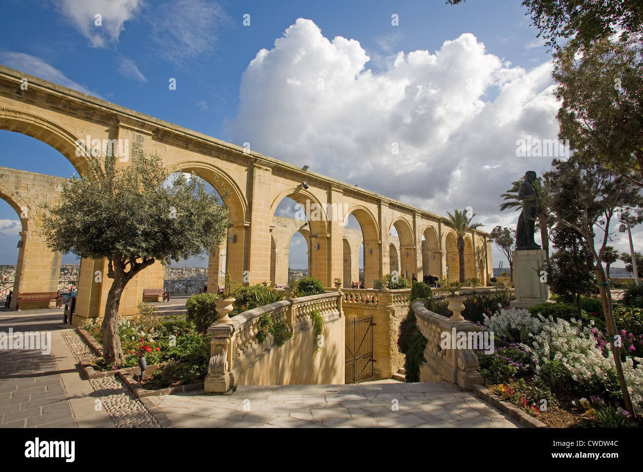 L'Europa, Malta, la valletta, Bassa Barrakka garden Foto Stock
