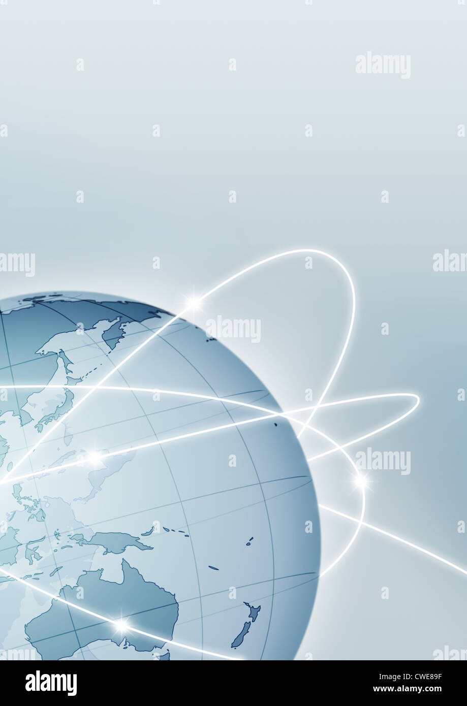 Globo, Immagine composita Foto Stock