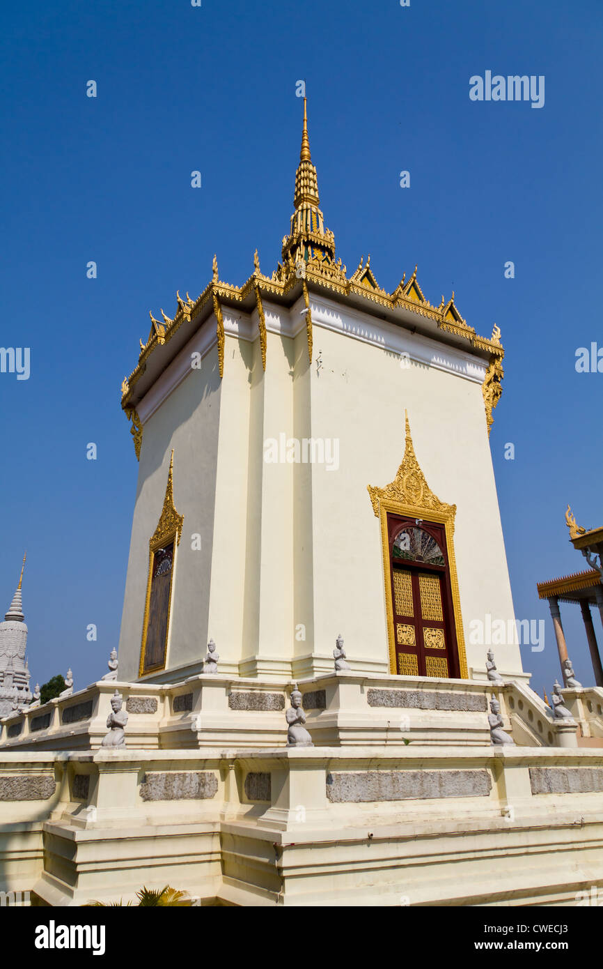 Biblioteca del Palazzo Reale di Phnom Penh Foto Stock