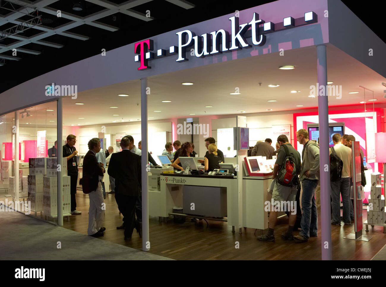Berlino - UNA T-punto di Deutsche Telekom AG a IFA Foto Stock