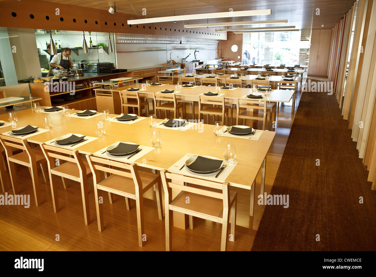 23/6/2011 Restaurante Tondeluna, Logroño, La Rioja, Spagna Foto Stock
