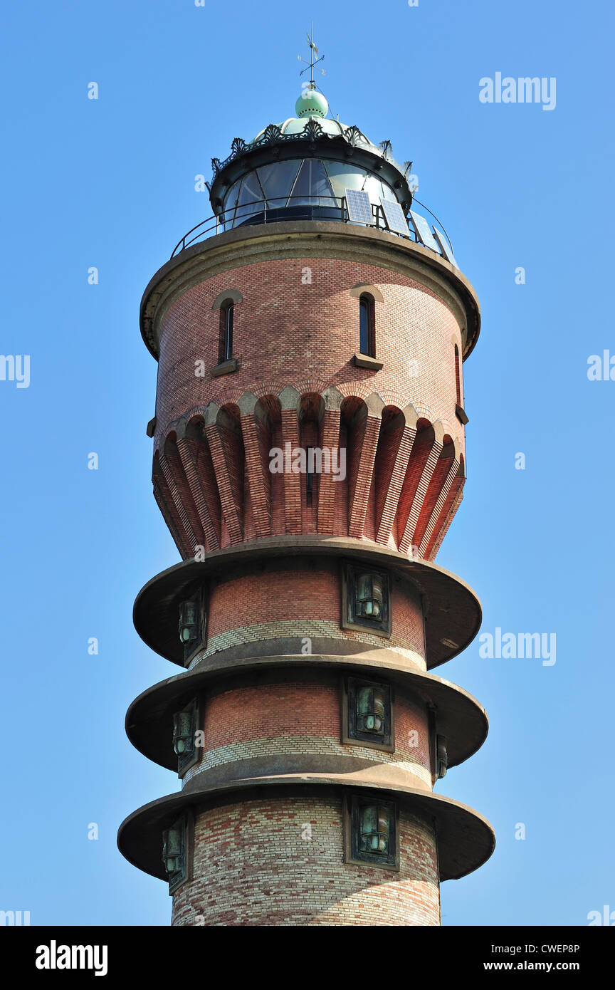 Il Faro de Feu Saint-Pol a Dunkerque / Dunkerque, Nord-Pas-de-Calais, Francia Foto Stock