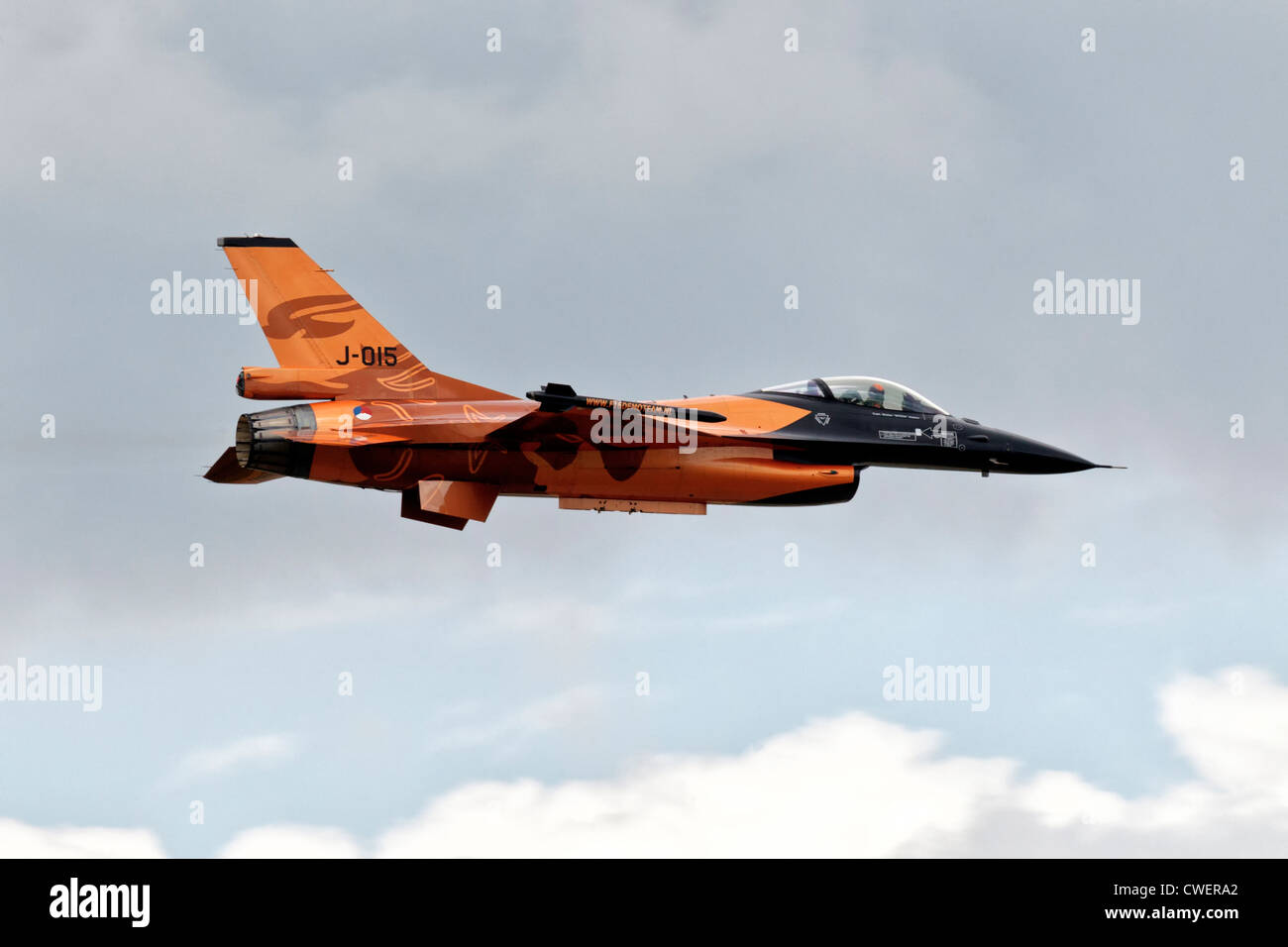 General Dynamics F16 Fighting Falcon dell'aviazione reale dei Paesi Bassi Foto Stock