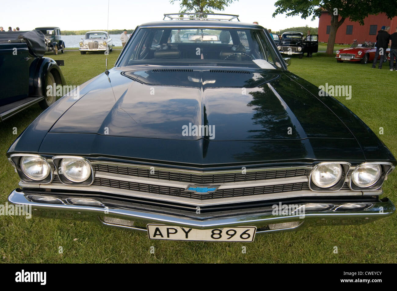 Chevrolet Chevelle station wagon chevy 1968 american station wagon auto automobili classic Foto Stock