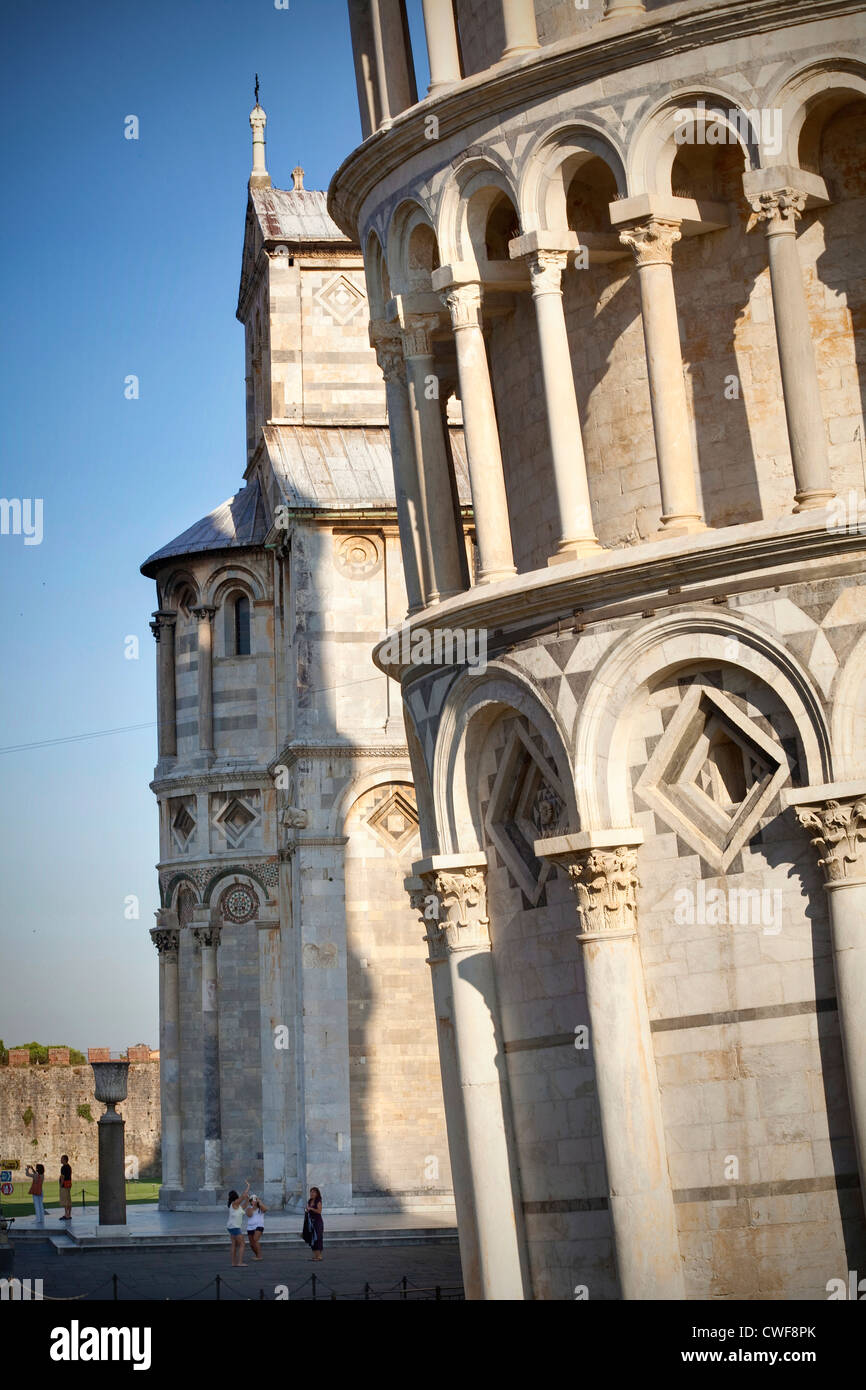 Torre pendente di Pisa, Italia Foto Stock
