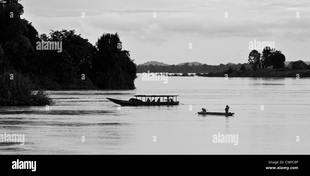 4000 isole, Laos Foto Stock