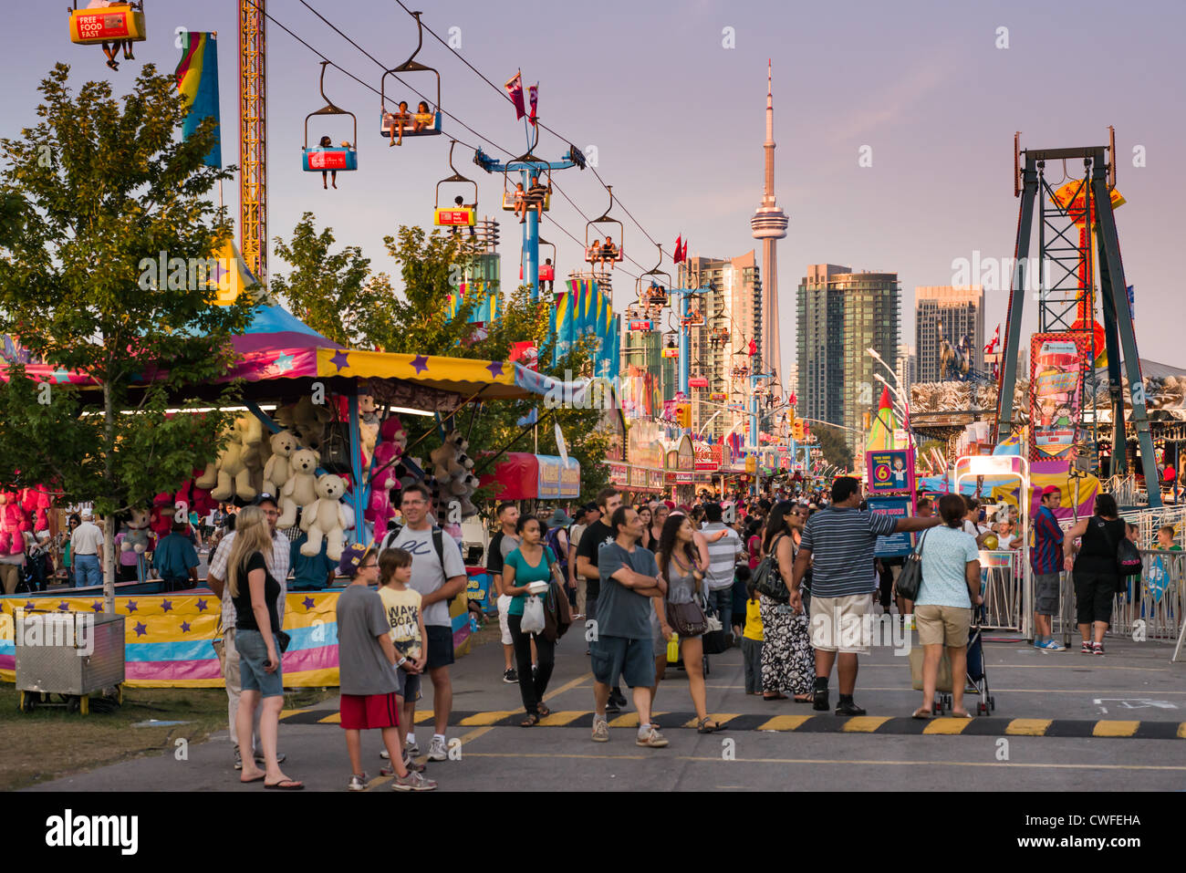 Canadian National Exhibition CNE a Toronto in Canada. Foto Stock