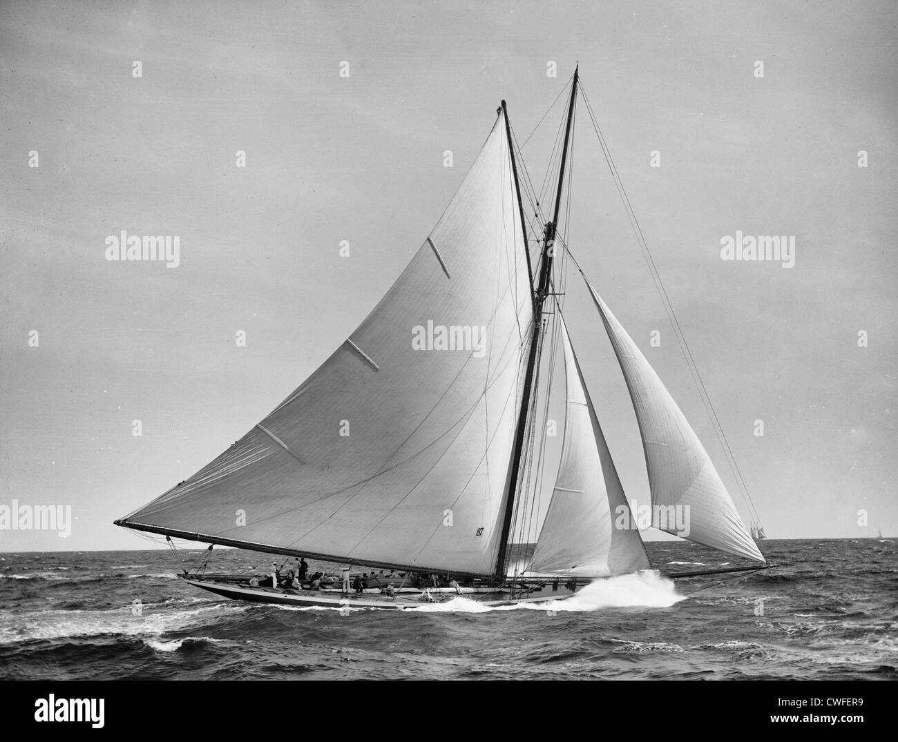 Yacht Giubileo, Settembre 11, 1893, contender per difendere la Coppa America 1893, Foto Stock