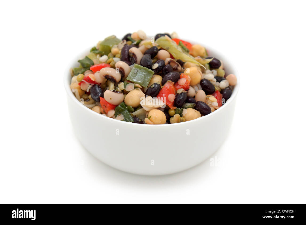 Insalata di fagioli Foto Stock