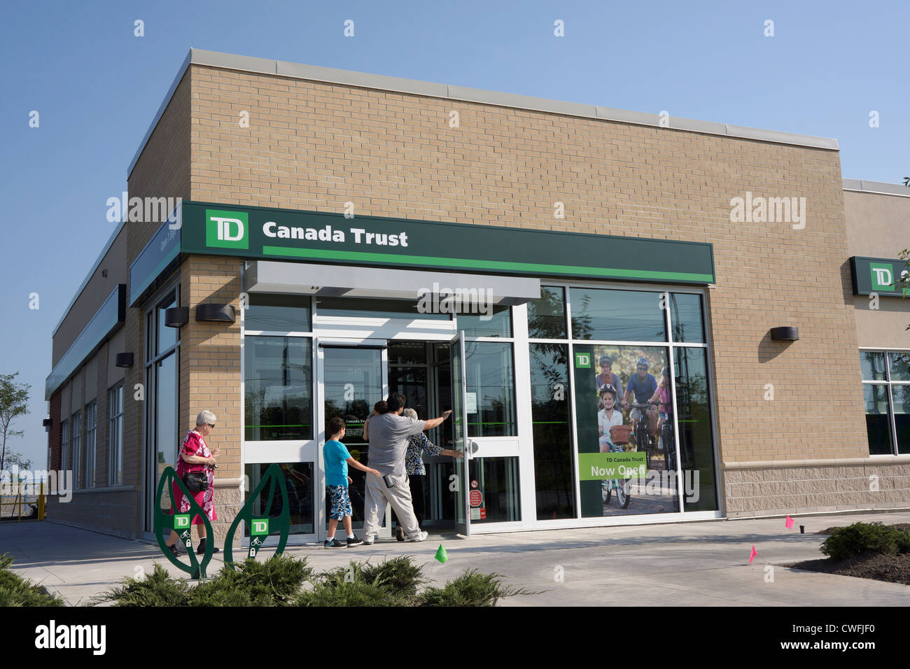 TD Canada Trust Bank, la filiale locale Foto Stock