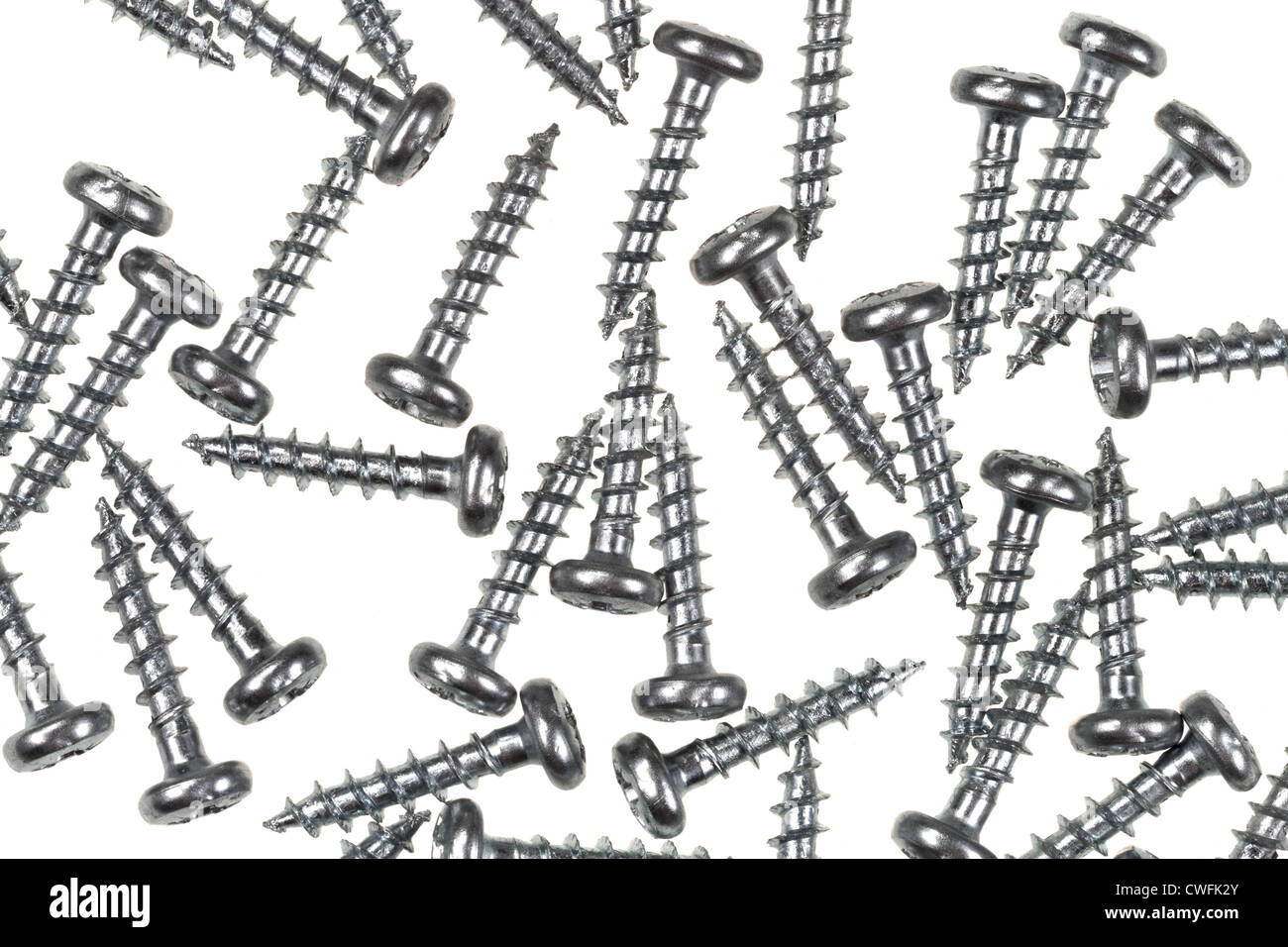 Lo sfondo da molti costruttori vite Foto Stock