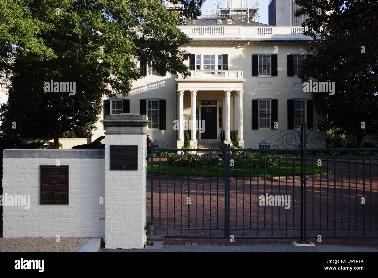 La Virginia della Residenza del Governatore di Richmond, Virginia, Stati Uniti d'America Foto Stock