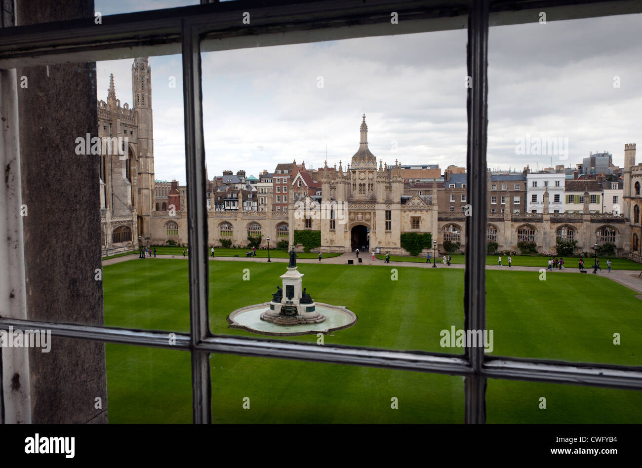 King's College nella città universitaria di Cambridge, Inghilterra. 8-2012 Foto Stock