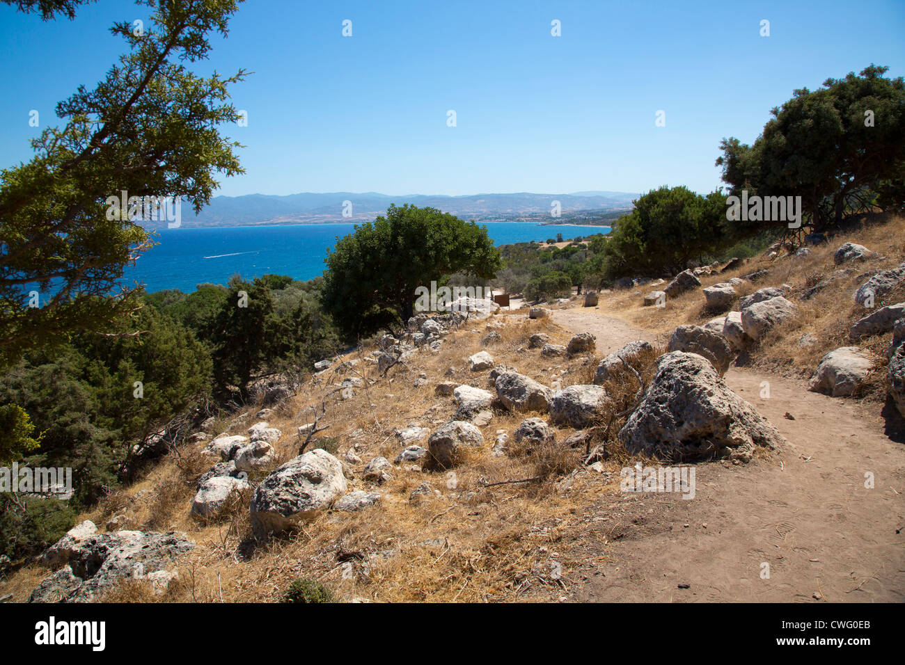 I Bagni di Afrodite parco nazionale di Cipro Foto Stock