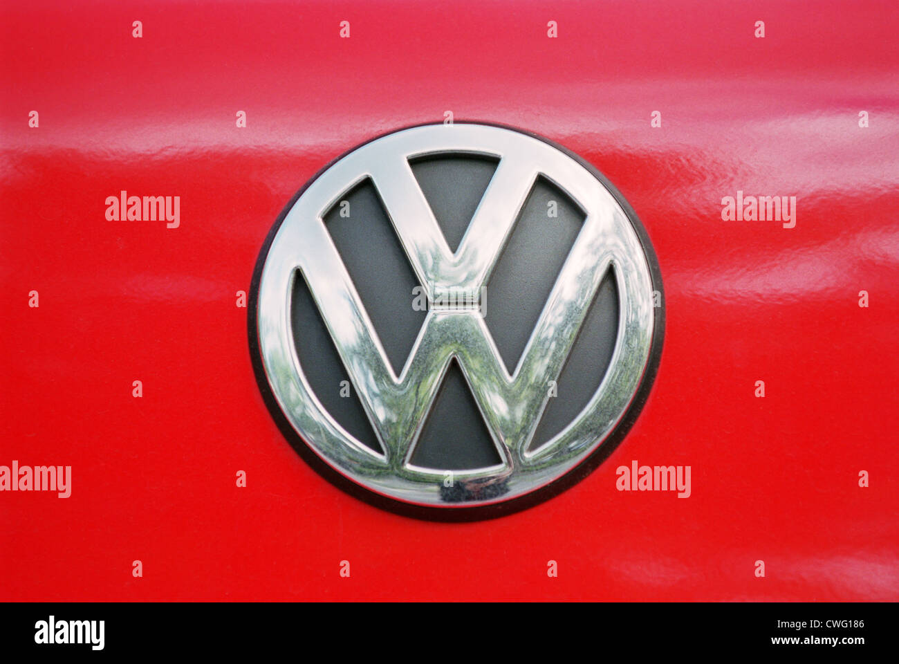 Diamine di un logo VW Foto Stock