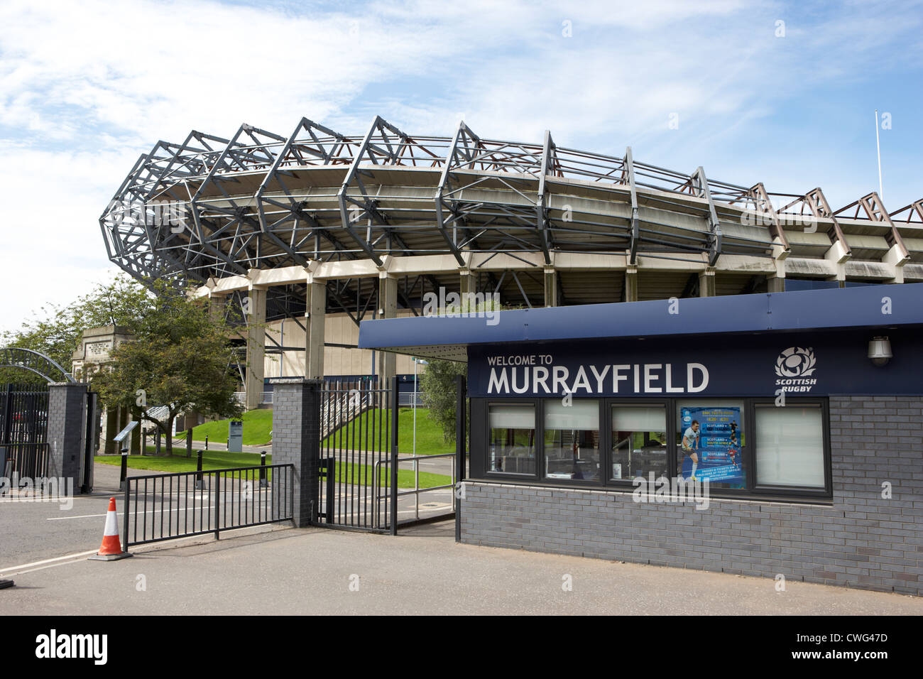 Lo stadio di Murrayfield Edimburgo, Scozia, Regno Unito Foto stock - Alamy