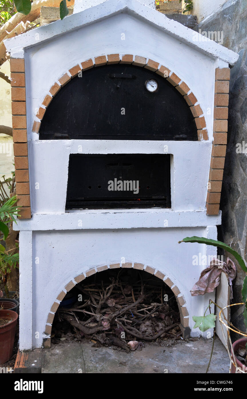Un tradizionale forno a legna, Paros, Grecia. Foto Stock
