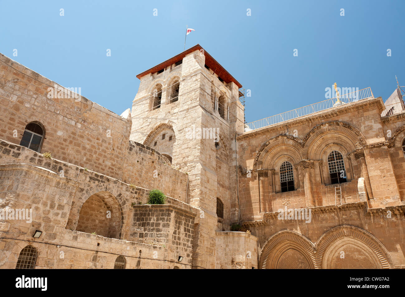 La Chiesa del Santo Sepolcro a Gerusalemme, Israele. Foto Stock