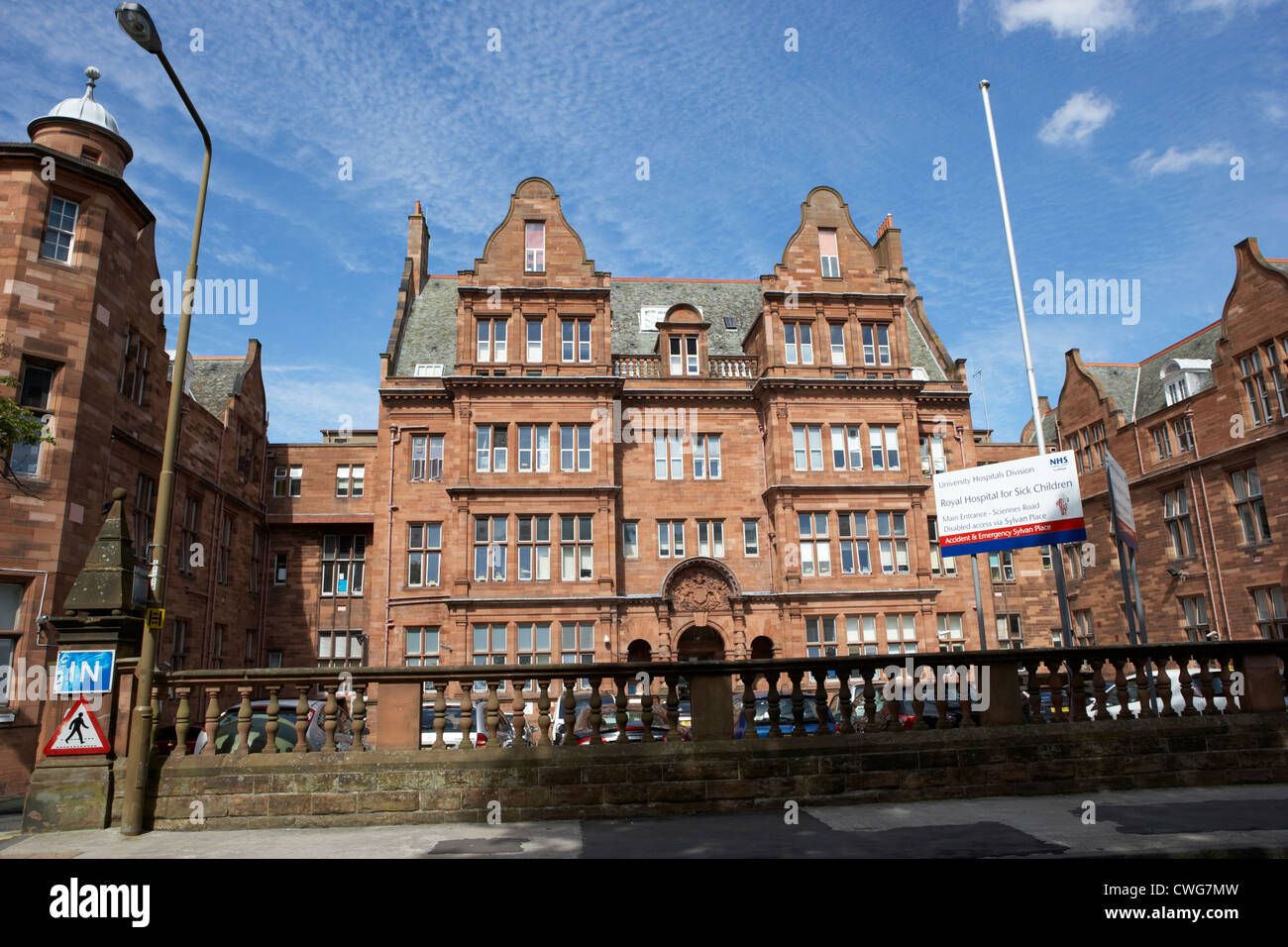 Edinburgh Royal hospital for sick children, Scozia, Regno Unito Foto Stock