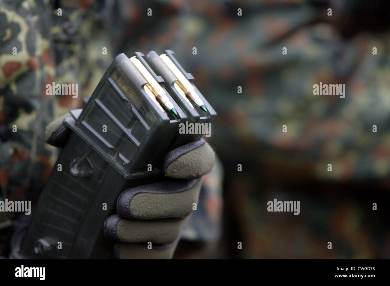 Formazione di base per l'esercito Foto Stock