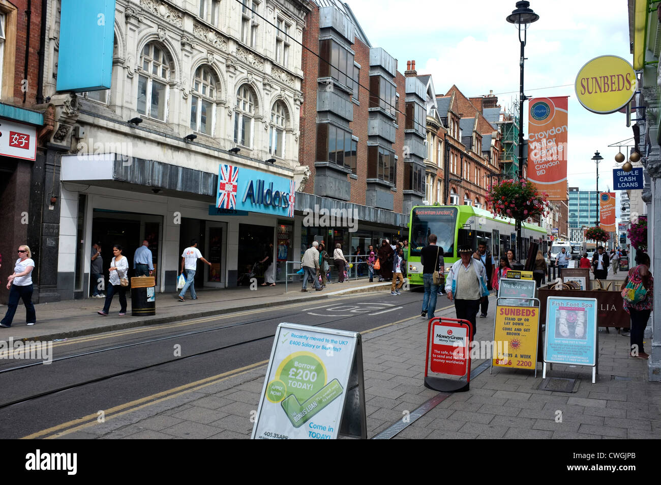 Città di croydon surrey uk 2012 Foto Stock