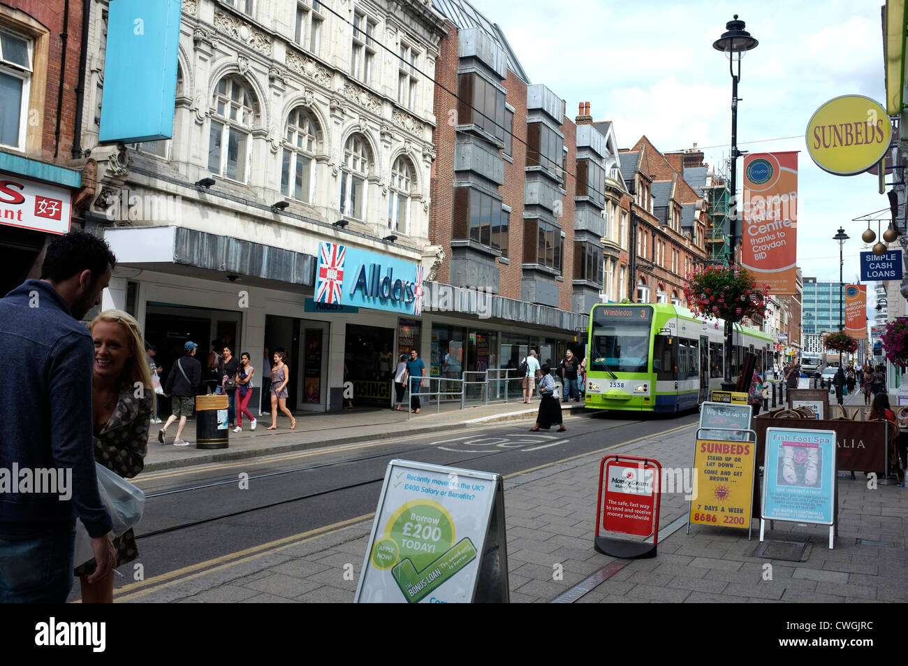Città di croydon surrey uk 2012 Foto Stock