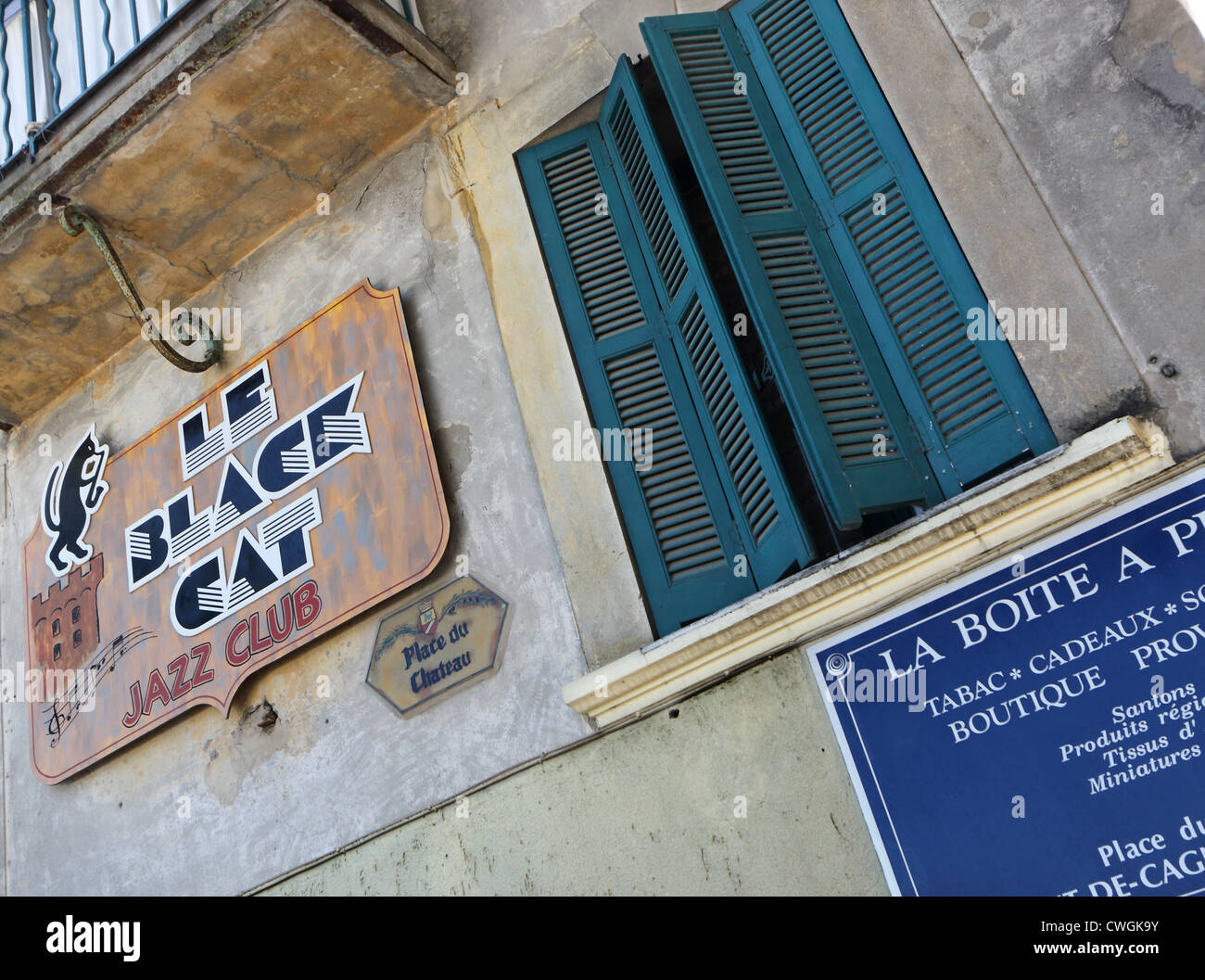 Le Haut-de-Cagnes, Cagnes-sur-mer, Nizza Cote d'Azur, in Francia Foto Stock