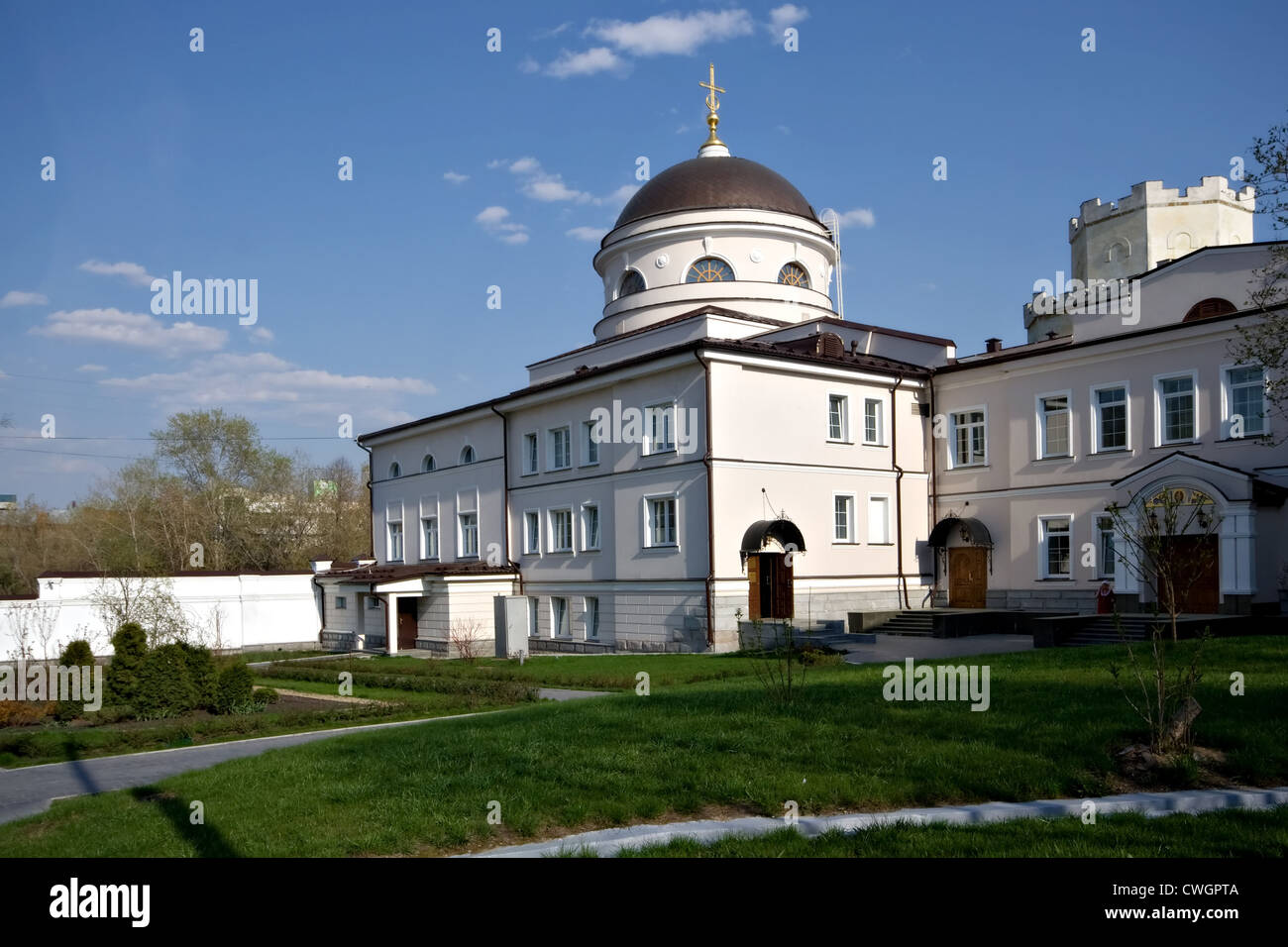Novo-Tikhvin convento. Ekaterinburg. La Russia. Foto Stock