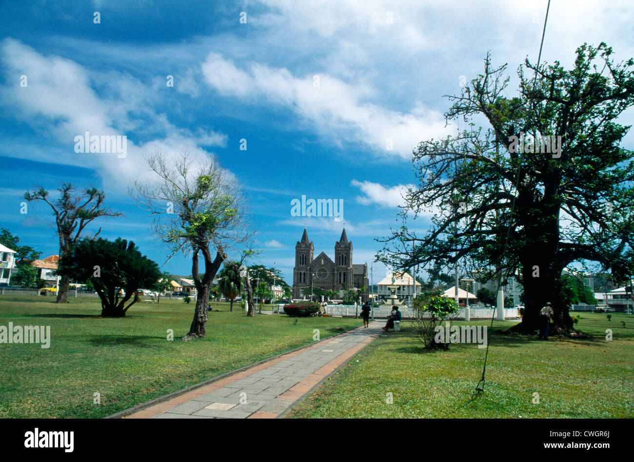 Cattedrale dell'Immacolata Concezione di Basseterre St Kitts Foto Stock