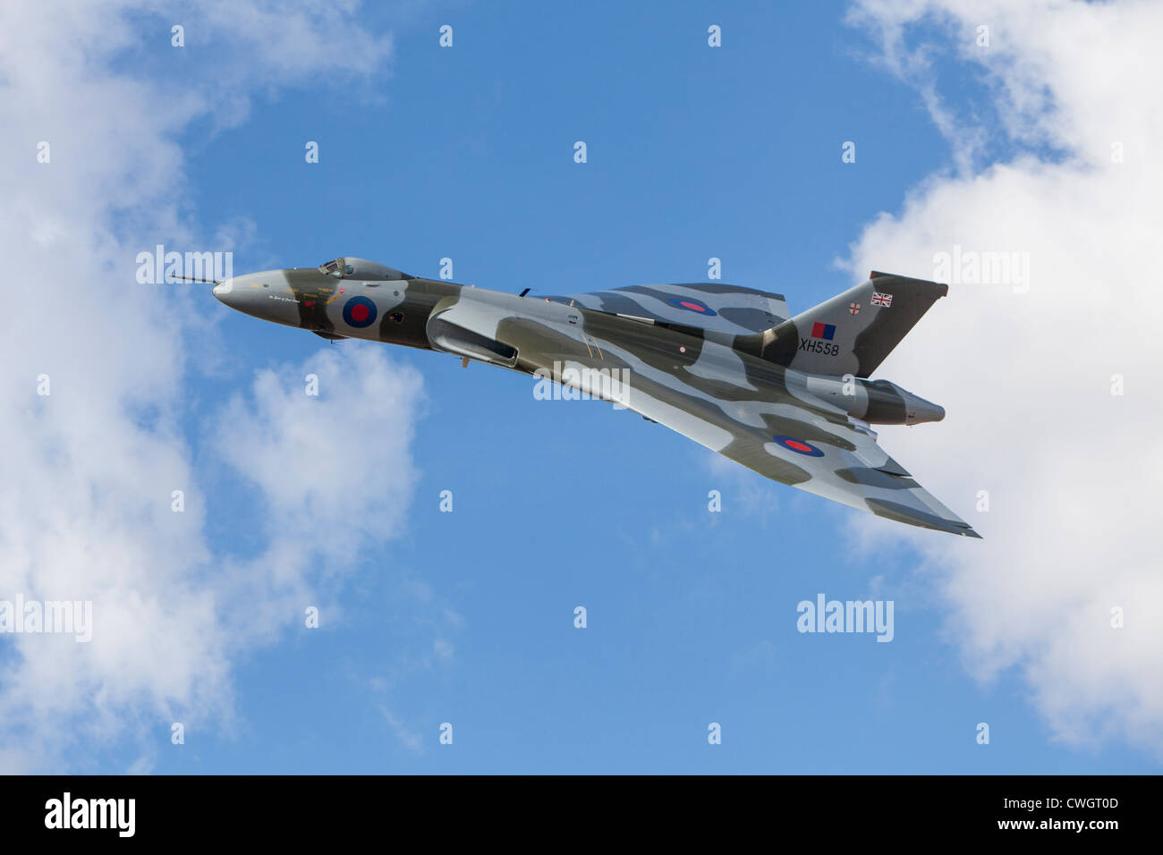 Avro 698 Vulcan B2, reg G-VLCN (xh588), l'ultimo superstite esempio di navigabilità. Foto Stock