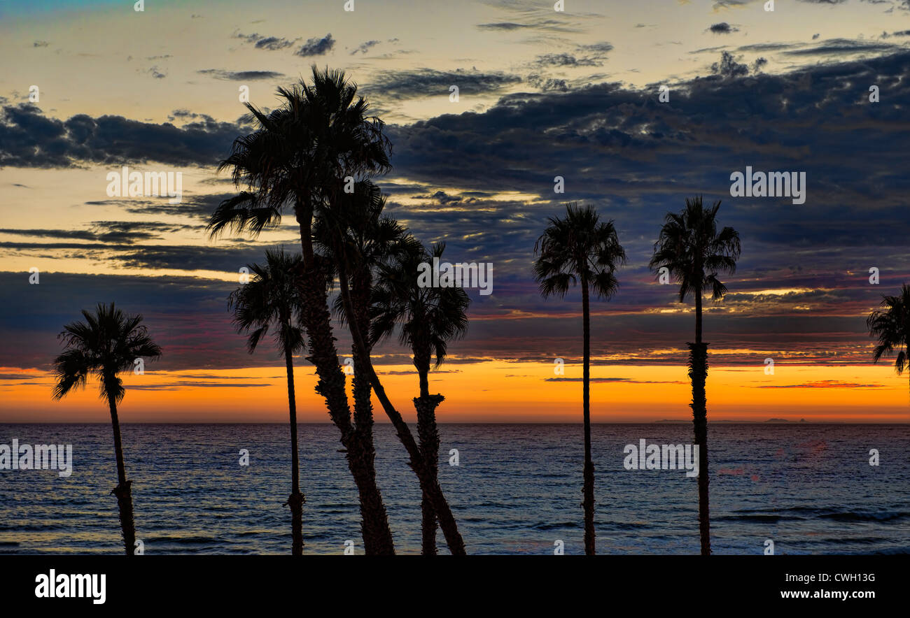 Tramonto tropicale Foto Stock