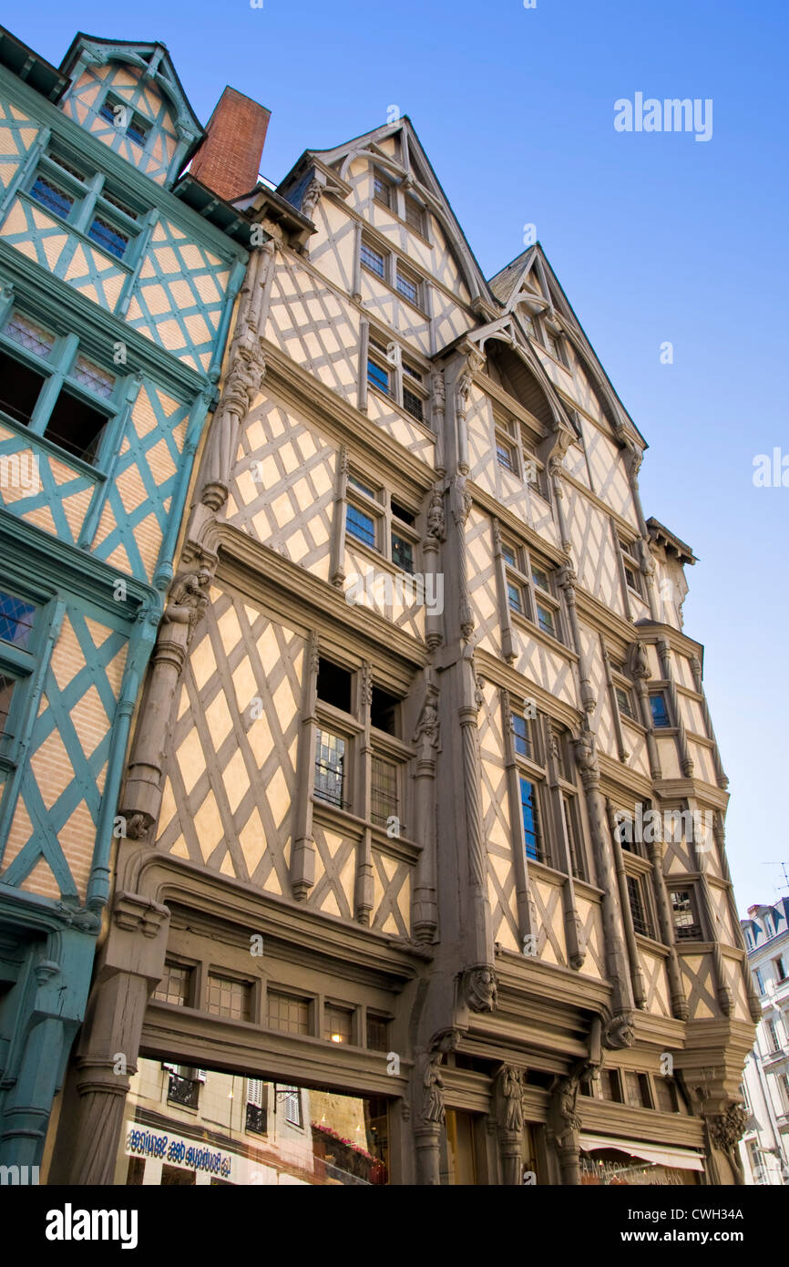 Francia, Valle della Loira, Angers, Maison d'Adamo Foto Stock