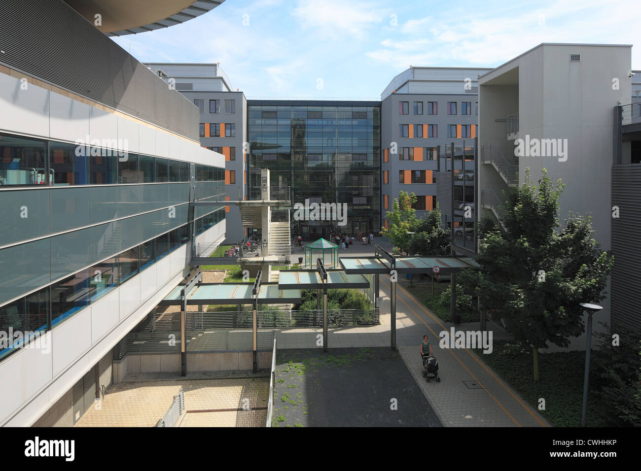 Helios-Klinikum in Krefeld, Niederrhein, Renania settentrionale-Vestfalia Foto Stock