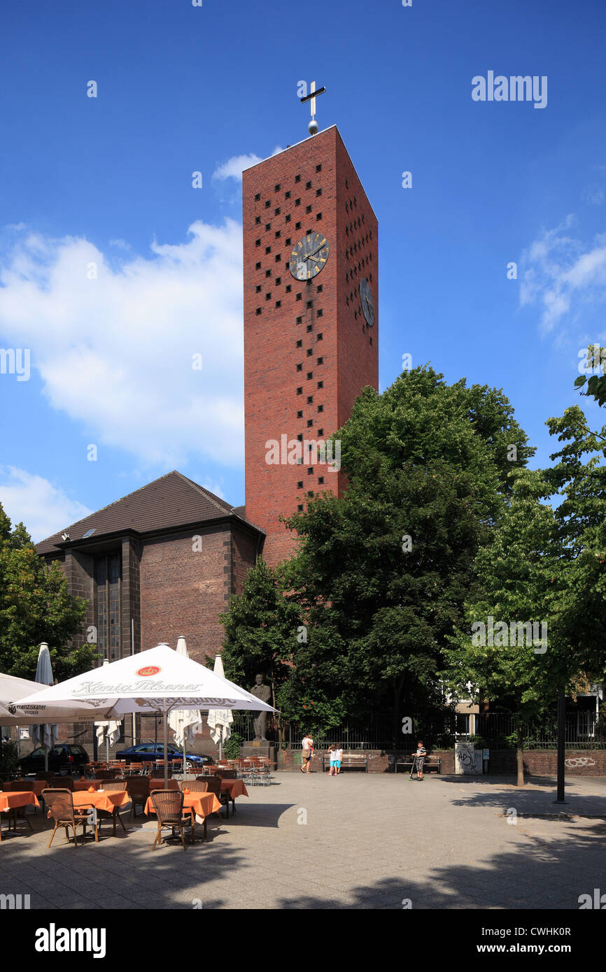 Alte Evangelische Kirche in Krefeld, Niederrhein, Renania settentrionale-Vestfalia Foto Stock