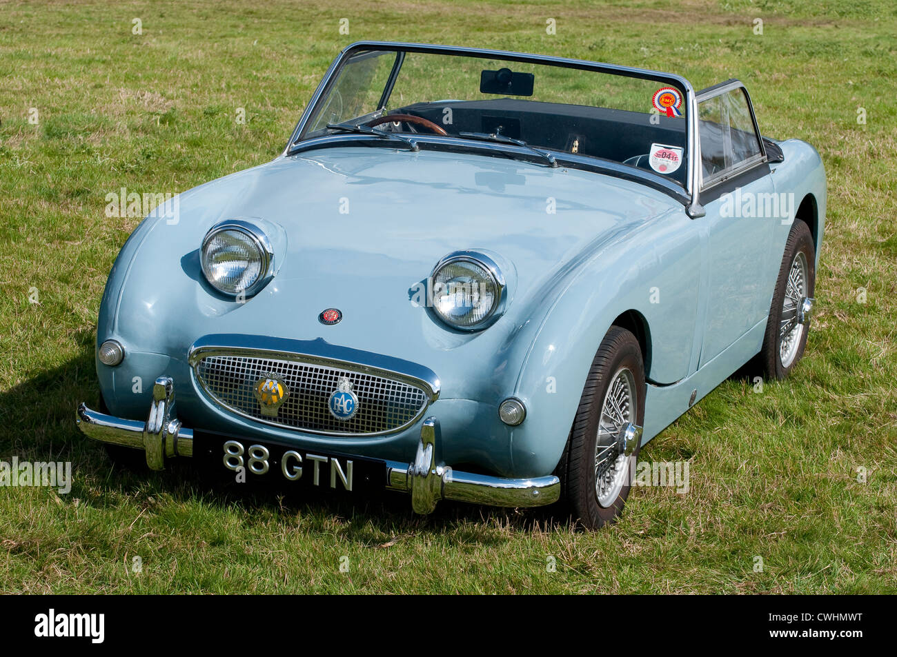 Austin-Healey Frogeye Sprite open top sport classic car. Foto Stock
