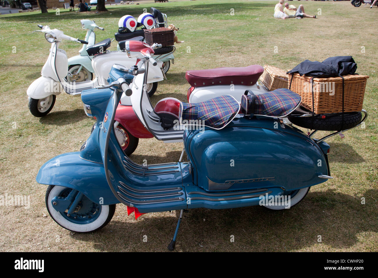 Classic Lambretta Foto Stock