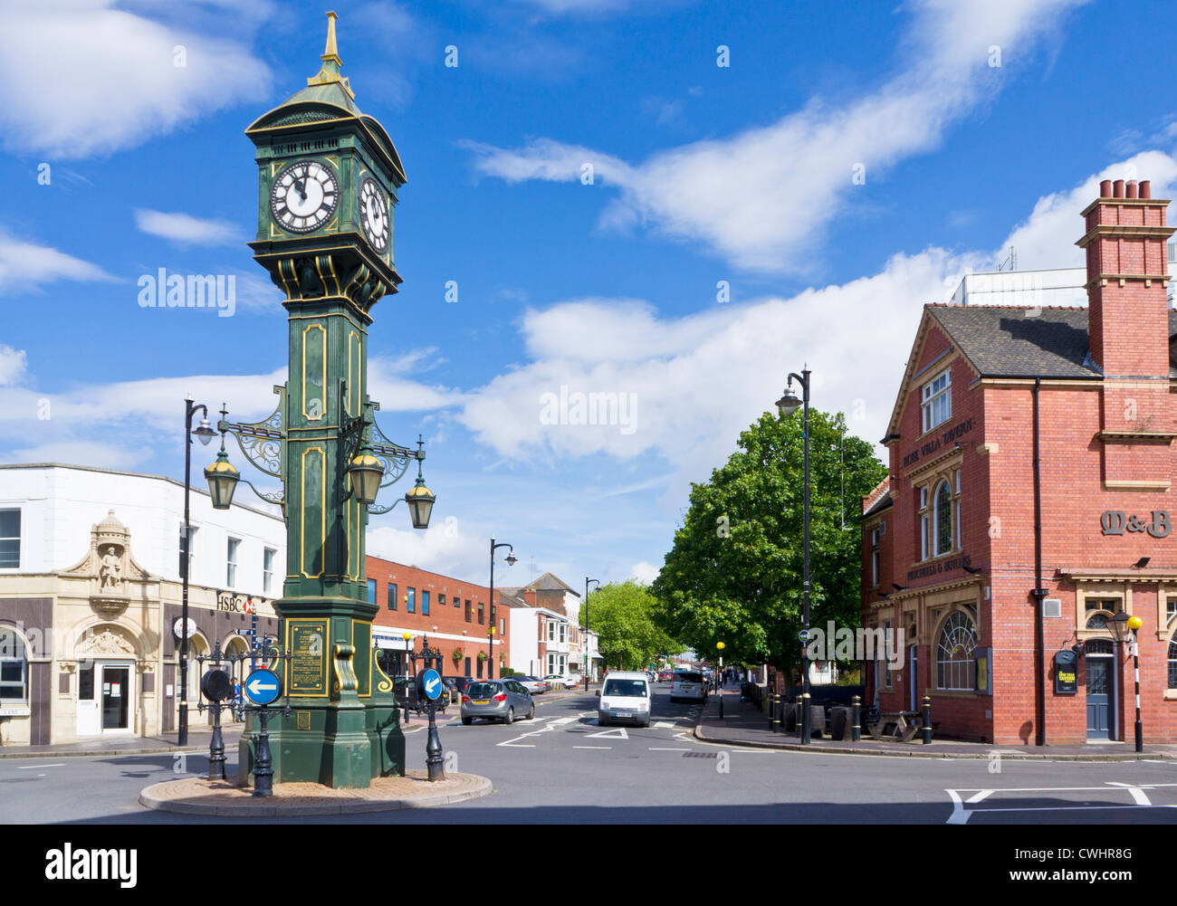 Il Chamberlain orologio Jewellery Quarter Birmingham West Midlands England Regno Unito GB EU Europe Foto Stock