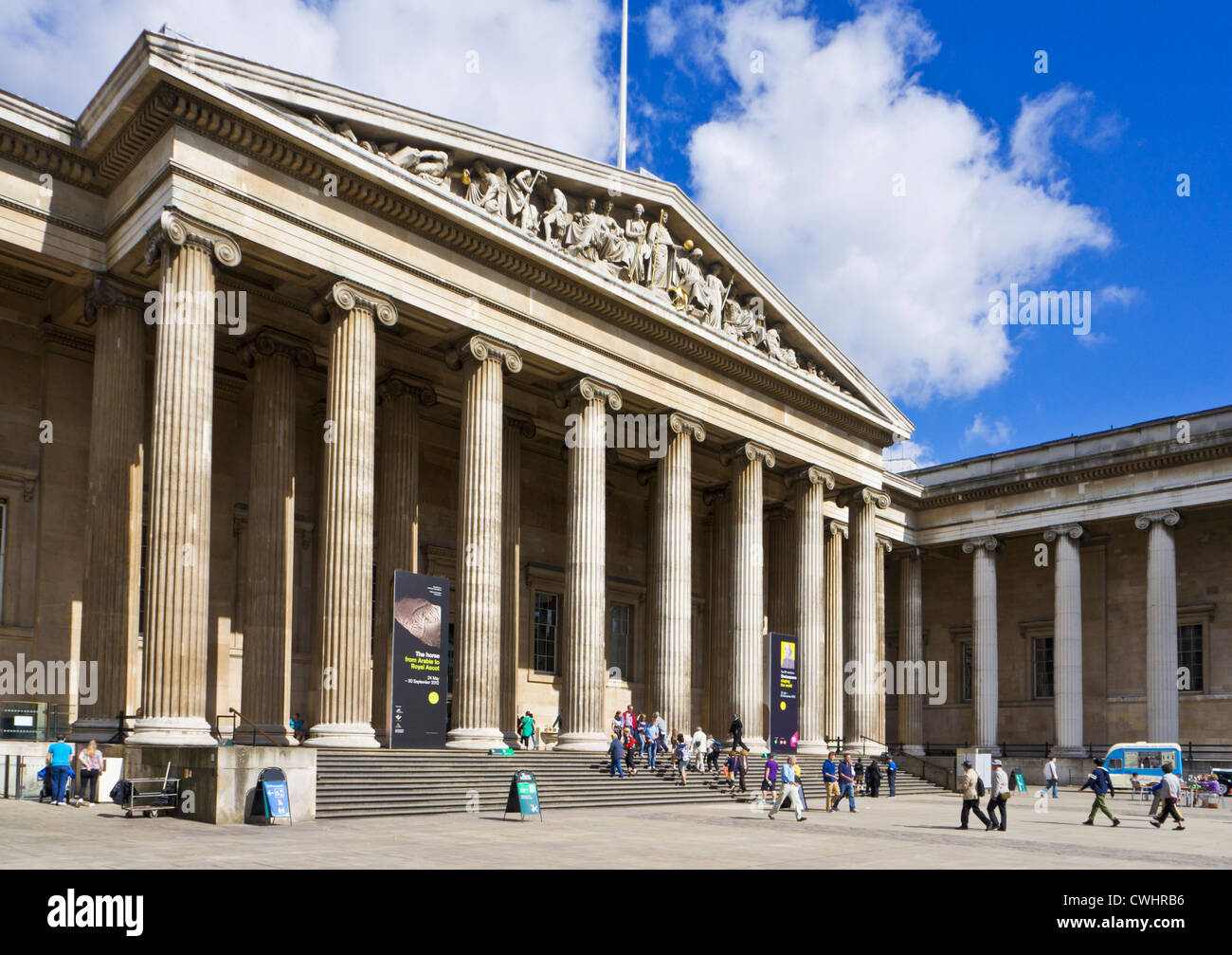 Il British Museum Great Russell Street Londra Inghilterra GB UK EU Europe Foto Stock